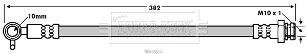 BORG & BECK Тормозной шланг BBH7814